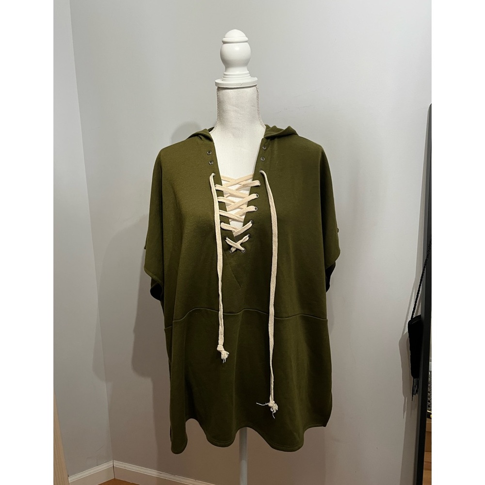 Free People poncho cotton